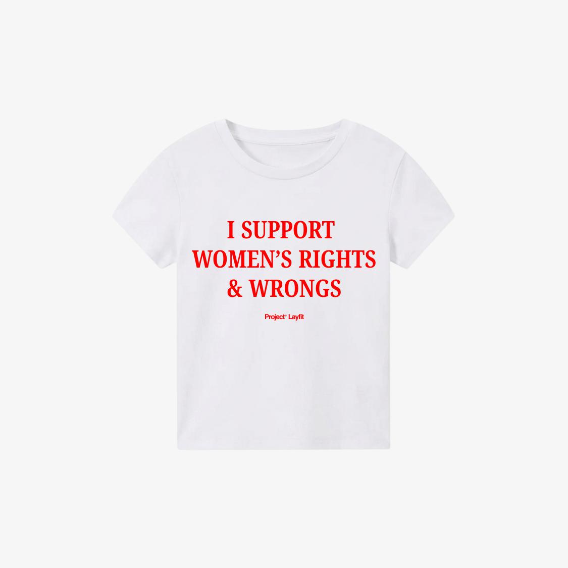 Women Rights Top White