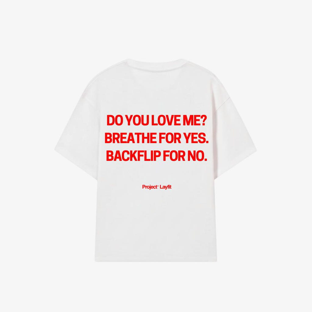 Yes or No Tee White